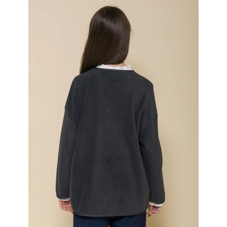Jacket for girls, height 158 ​​cm, dark gray color-2