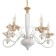 Lilet chandelier 5he14 40W white-gold 56x70x56 cm Bayerlux
