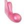 Satiffyer Hot Lover vibrator with clitoral stimulant, pink color