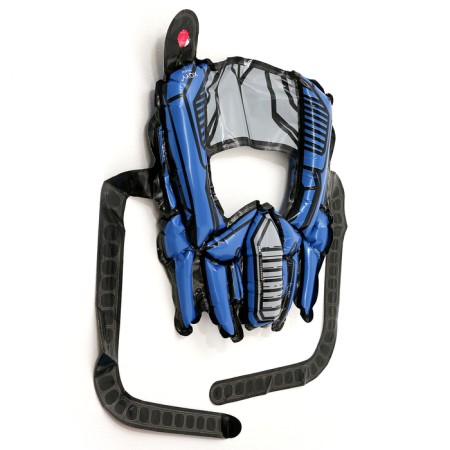Set of ball-toe foil "Robot", helmet, vest-2