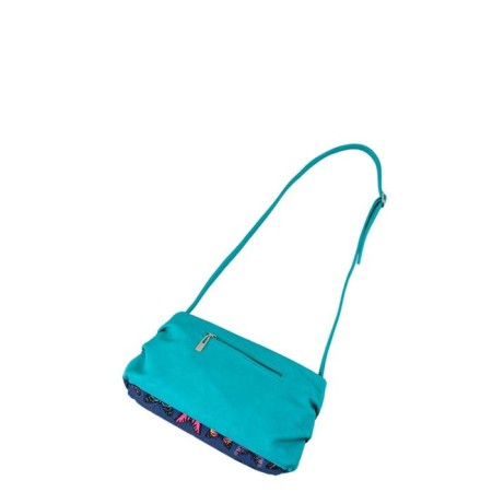Bag Cross-Bodi claim, lightning department, blue-turquoise color 29x13x18.5cm-1