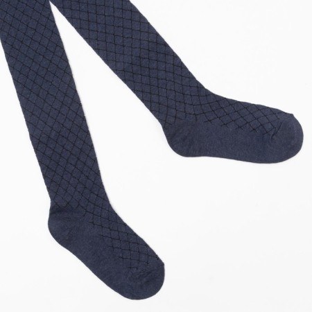 Pantyhose children, jeans color, height 122-128 cm-6
