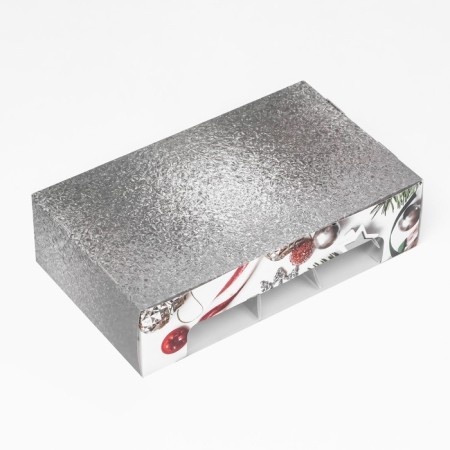 The box is folding, under 5 eclairs "New Year's gifts", 25.2 x 15 x 6.6 cm-7