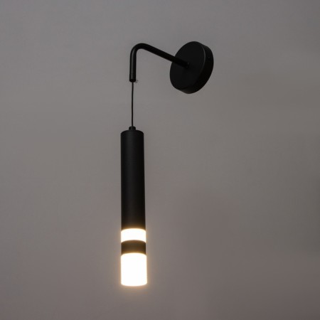 Bra "Gella" LED 6W 3000k Black 4x4x30cm-2