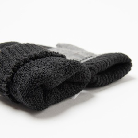 Baby mittens, gray color, size 18-2
