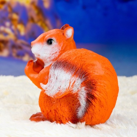 Garden figure "Squirrel with acorns" 24cm-6