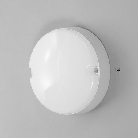 Lamp "Circle" LED 10W IP65 white 5x5x14 cm-3