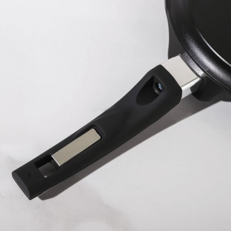 Pancakes “Prestige”, D = 22 cm, plastic handle, anti -stick coating, black color-4