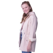 Park for a girl, height 158 ​​cm, beige color