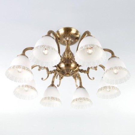 Campina chandelier, 8x60W E27, bronze color-1