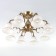 Campina chandelier, 8x60W E27, bronze color
