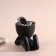 Interior item "Mr. Green to the joke" 7.5*12.3*6.7 black ceramics