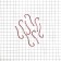 The hook Owner Worm SP-BH Bloody Red No. 10, 8 pcs.