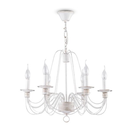 Freya FR2046-PL-06-Welia, 570x570x1000 mm, E14, 6x60W, white with gold-1