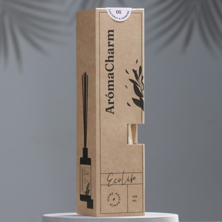 Aromatic diffuser "Ecolife", 100ml, Coconut & Jasmine-2