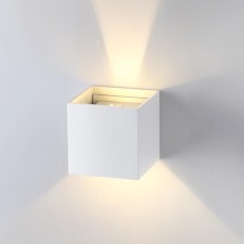 Landscape LED NOVOTECH lamp. Calle, 6W, LED, 100x100x100 mm, white color