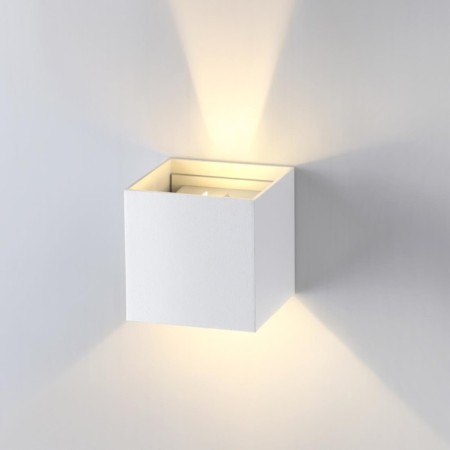 Landscape LED NOVOTECH lamp. Calle, 6W, LED, 100x100x100 mm, white color