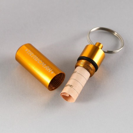 Address "Talisman" to invest a note, capsule 5.2x1.4 cm-4