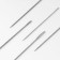 Sewing needles “Assorted No. 2”, D = 0.7 - 1 mm, 3.5 - 4.5 cm, 10 pcs, S -27