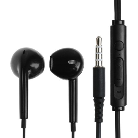 Nausiki BYZ S870, wired, inserts, microphone, 3.5 mm, 1.2 m, black
