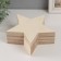 Casket wood for painting "Star" cover on magnets 23.5x23.5x8 cm