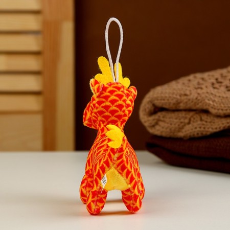 Soft toy "Dragon" on the suspension, 13 cm, color orange color-2