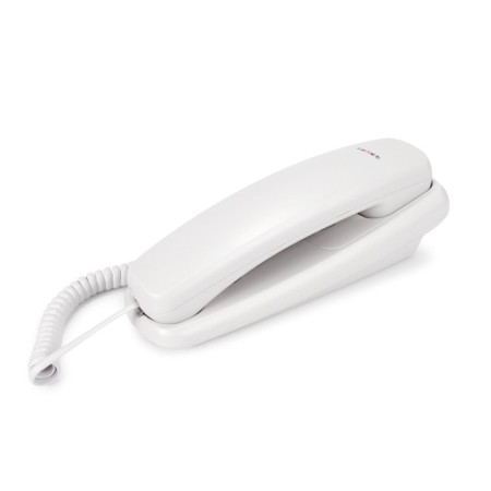 Texet TX 219 wired phone, re-set, foundation, indicator, light gray-1