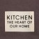 Ethel towel Kitchen 40x73 cm, gray color, 100% cotton, sarzha 220 g/m2
