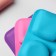 Silicone form for baking “Figures and Heart”, 16 × 17 cm, 4 cells (7 × 7 cm), Mix color