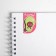 Avocato Time magnetic bookmarks on a postcard, 4 pcs
