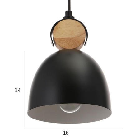 Lamp Bayerlux 34865/1 E27 40W Black 16x16x22-122 cm-2