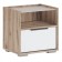 Covereign cabinet "Nicole No. 2", 500 × 350 × 450 mm, alpine oak color / white radiance