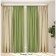 Set of curtains "Canvas", size 200x270 cm, 2 pcs, olive color, light beige color
