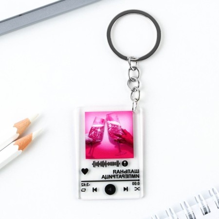 Key keychain Acrylic player "Slag Empress", 3.5 x 10 cm-2