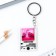 Key keychain Acrylic player "Slag Empress", 3.5 x 10 cm
