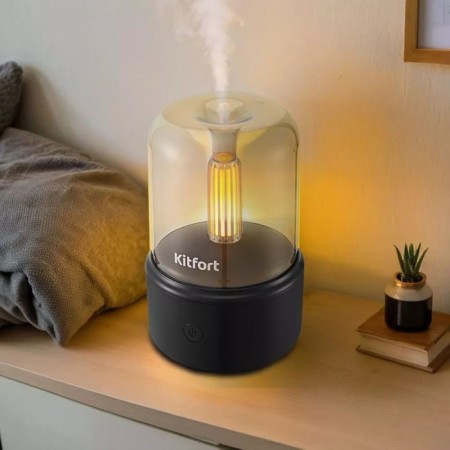 Air humidifier KitFort KT-3801, Ultrasound, 4.5 W, 0.12 l, aromatization, black-2