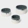 A set of handmade interior baskets LadOM, round, 3 pcs, size: 15 × 15 × 9 cm, 19 × 19 × 10 cm, 23 × 23 × 11 cm