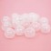 Balls for a dry pool with a pattern, ball diameter 7.5 cm, set 500 pieces, color transparent