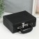 Casket to the leatherette for jewelry "Case. Crocodile leather" Black 18.5x24x9 cm