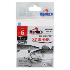Hook Marlin’s Big Eue Sport Bln No. 6, 5 pcs.
