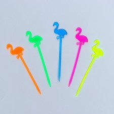 Flamingo kanapes, set 24 pcs., Mix color