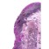 Vibrator with Cliter-Toyfa A-Toys High-Tech Fantasy, TPE, Violet color, 22 cm