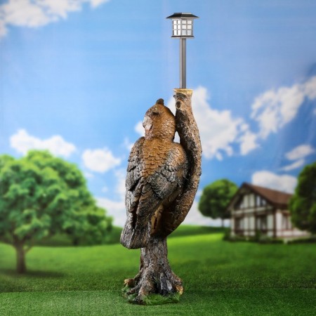 Garden Lanter "Owl with a lantern" 94cm-3