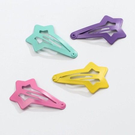 Hair clips “Smack like a star”, 4 pcs, 11.8 x 11.6 cm-2