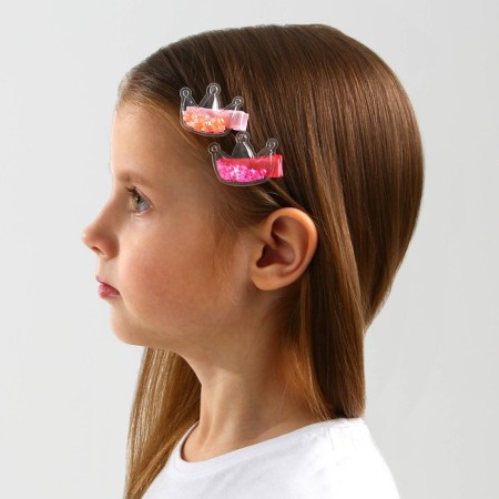 Hair hairpins Princess, 2 pcs. (shaker)-5