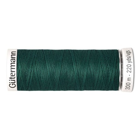 SEW-HALL thread for all materials, 200 m, 748277 (869 deep blue-green)