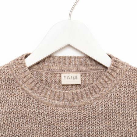 Jumper Children's Minaku: Casual Collection Kids, beige color, height 110-7