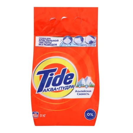 TIDE E washing powder "Alpine freshness", automatic, 3 kg-2