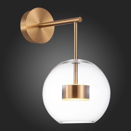 Sconces st. SL1133.201.01. Bopone. 1x14 W, LED, 3000K, 268 LM, 20x36 cm, brass color-2