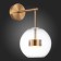 Sconces st. SL1133.201.01. Bopone. 1x14 W, LED, 3000K, 268 LM, 20x36 cm, brass color